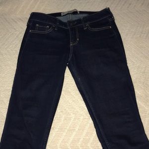 Hollister dark blue skinny jeans